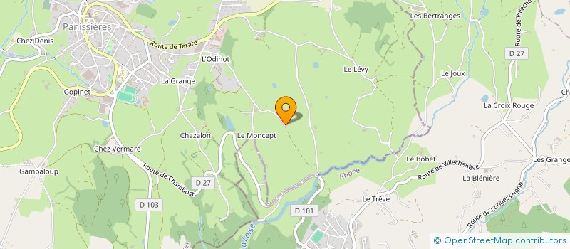 localisation de l'entreprise MADAME MANON BARBOSA  PANISSIERES