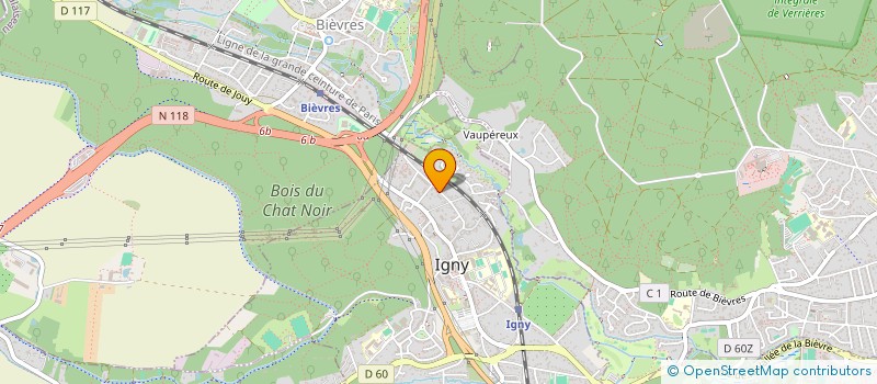 localisation de l'entreprise MADAME MANON BASTIDE DE GRAVE à IGNY