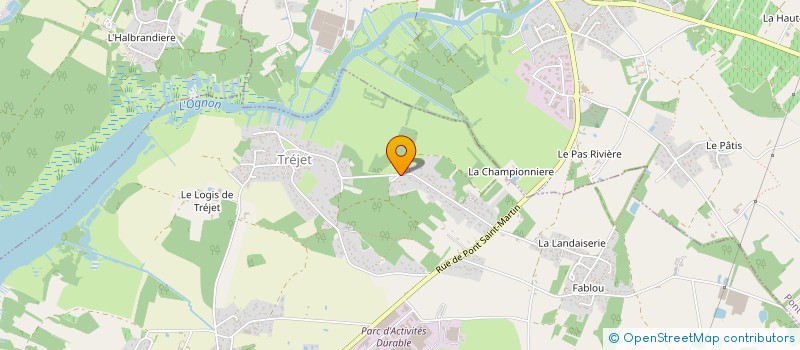 localisation de l'entreprise MADAME MANON BAYARD  LA CHEVROLIERE