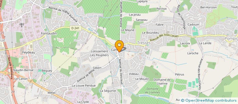 localisation de l'entreprise MADAME MANON BAZIN  TRESSES