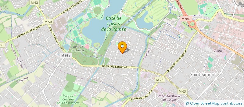 localisation de l'entreprise MADAME MANON BEAUCLAIR à TOURNEFEUILLE