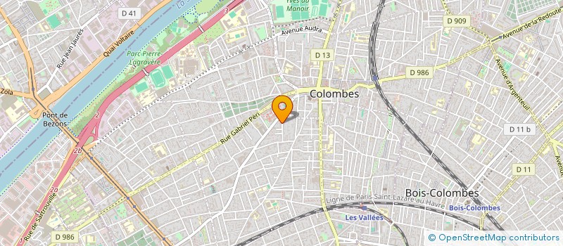localisation de l'entreprise MADAME MANON BEAUDICHON à COLOMBES