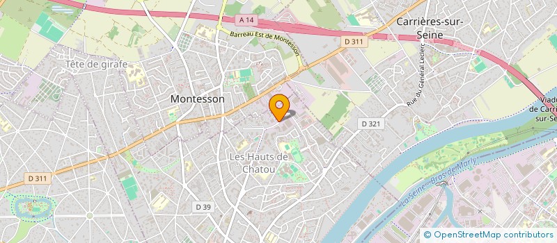 localisation de l'entreprise MADAME MANON BEAUJON  ERAGNY