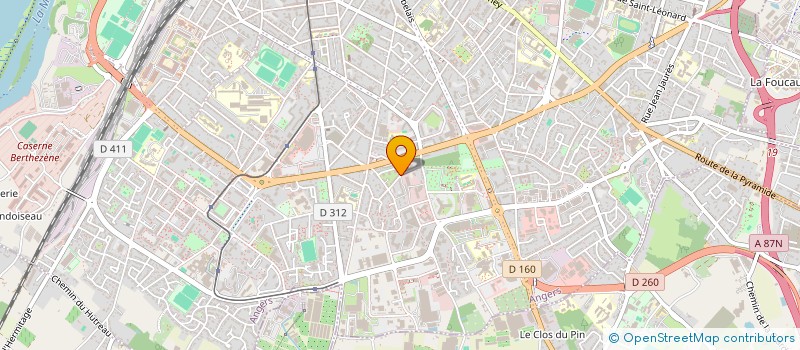 localisation de l'entreprise MADAME MANON BEAULIEU à ANGERS