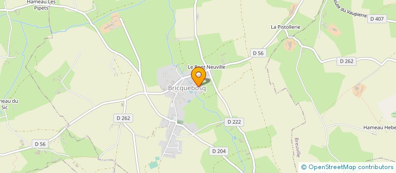 localisation de l'entreprise MADAME MANON BEAUMONT  BRICQUEBOSQ