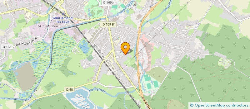 localisation de l'entreprise MADAME MANON BEAUTIN  SAINT-AMAND-LES-EAUX