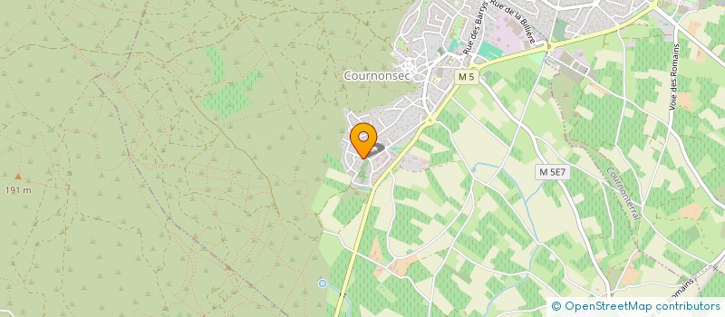 localisation de l'entreprise MADAME MANON BECUE  COURNONSEC