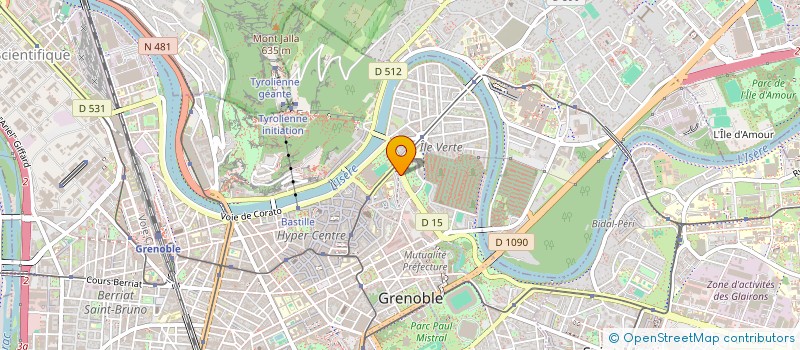 localisation de l'entreprise MADAME MANON BELMONTE CAUSSIEU  GRENOBLE