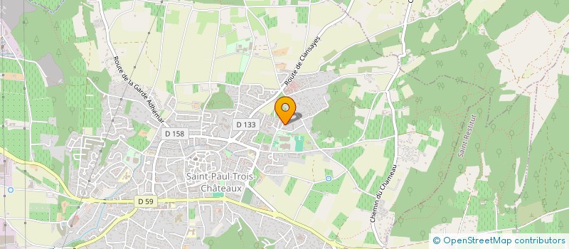 localisation de l'entreprise MADAME MANON BENNAFLA  SAINT-PAUL-TROIS-CHATEAUX