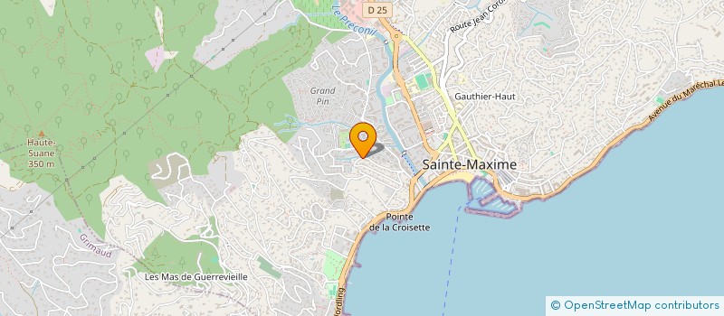 localisation de l'entreprise MADAME MANON BERENGUIER à SAINTE-MAXIME