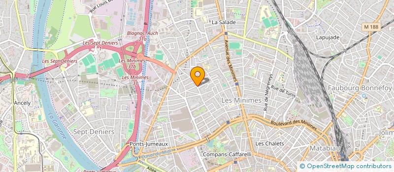 localisation de l'entreprise MADAME MANON BERGON à TOULOUSE