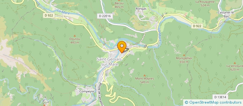 localisation de l'entreprise MADAME MANON BERNARD  SAINT-GERVAIS-SUR-MARE