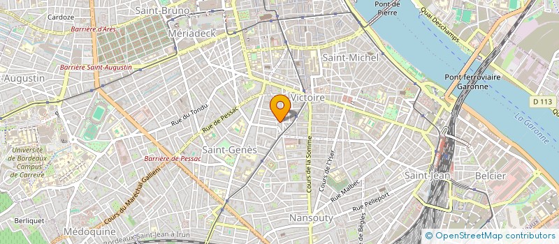 localisation de l'entreprise MADAME MANON BERNARD  BORDEAUX