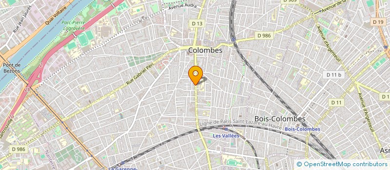 localisation de l'entreprise MADAME MANON BERNARD à COLOMBES