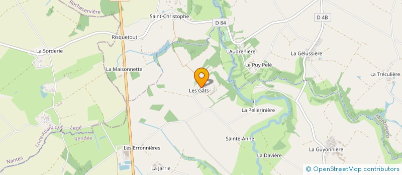 localisation de l'entreprise MADAME MANON BERNARD  DOMPIERRE-SUR-YON