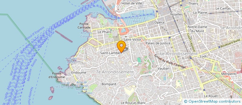 localisation de l'entreprise MADAME MANON BERNARD à MARSEILLE