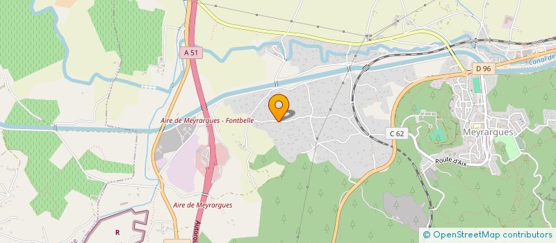 localisation de l'entreprise MADAME MANON BERNE  MEYRARGUES