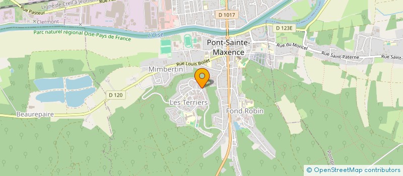 localisation de l'entreprise MADAME MANON BERTECHE à PONT-SAINTE-MAXENCE