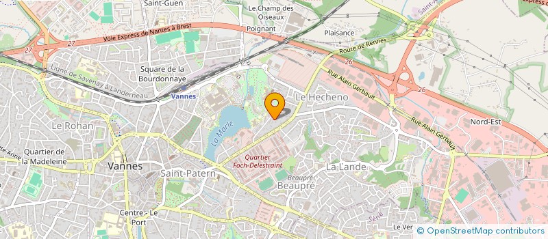 localisation de l'entreprise MADAME MANON BERTHELOT à VANNES