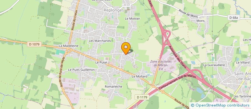 localisation de l'entreprise MADAME MANON BERTHET à REPLONGES