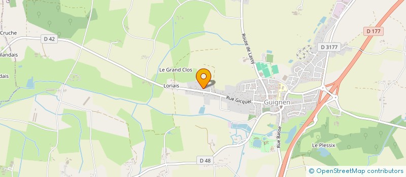 localisation de l'entreprise MADAME MANON BERTIN  GUIGNEN