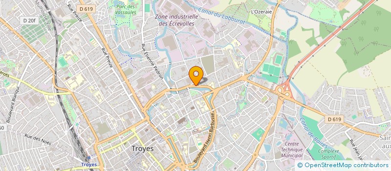 localisation de l'entreprise MADAME MANON BETOU  TROYES