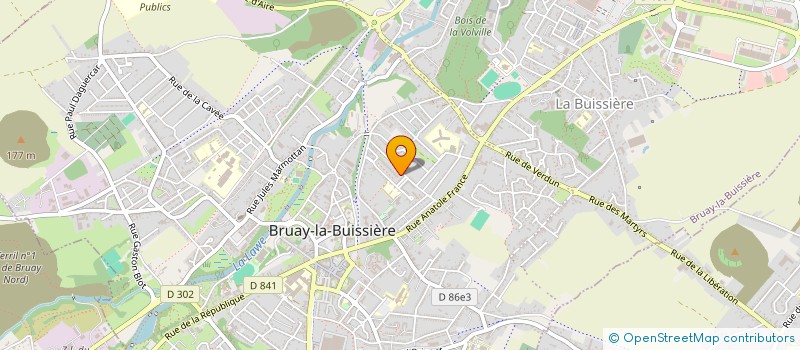 localisation de l'entreprise MADAME MANON BEUDAERT à BRUAY-LA-BUISSIERE
