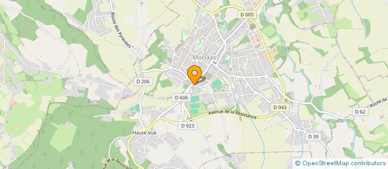 localisation de l'entreprise MADAME MANON BICHET  MORLAAS