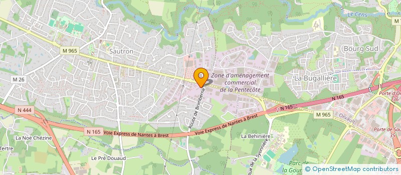 localisation de l'entreprise MADAME MANON BIDAULT à SAUTRON