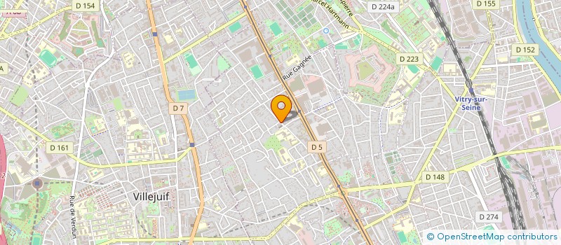 localisation de l'entreprise MADAME MANON BIGER  VITRY-SUR-SEINE