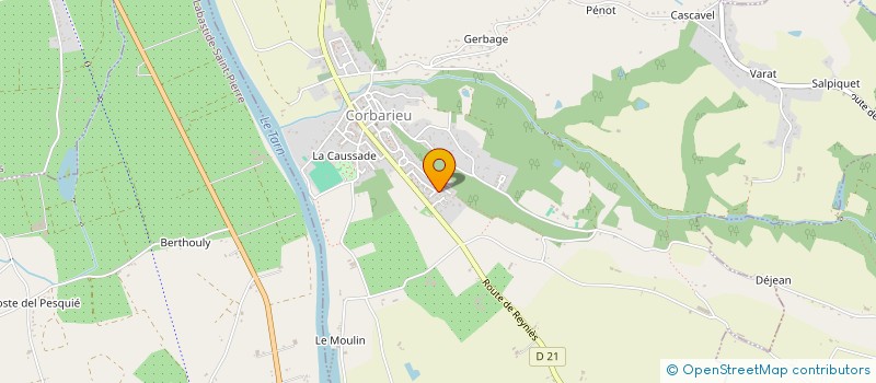 localisation de l'entreprise MADAME MANON BIGNON à CORBARIEU