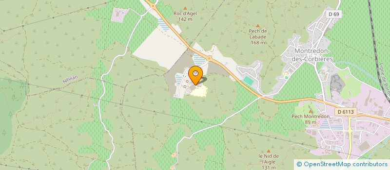 localisation de l'entreprise MADAME MANON BILLIET  NARBONNE