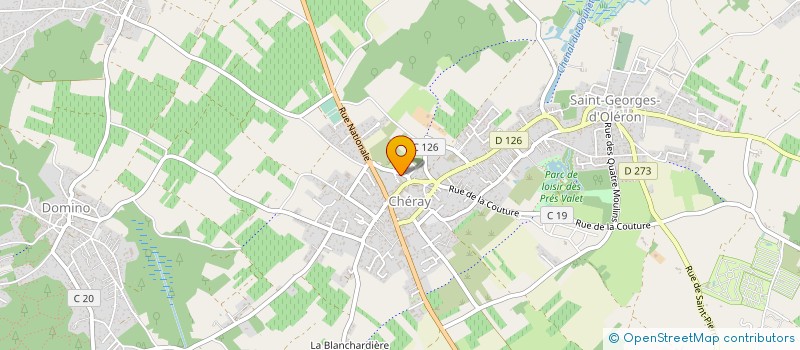 localisation de l'entreprise MADAME MANON BLANCHARD  SAINT-GEORGES-D'OLERON