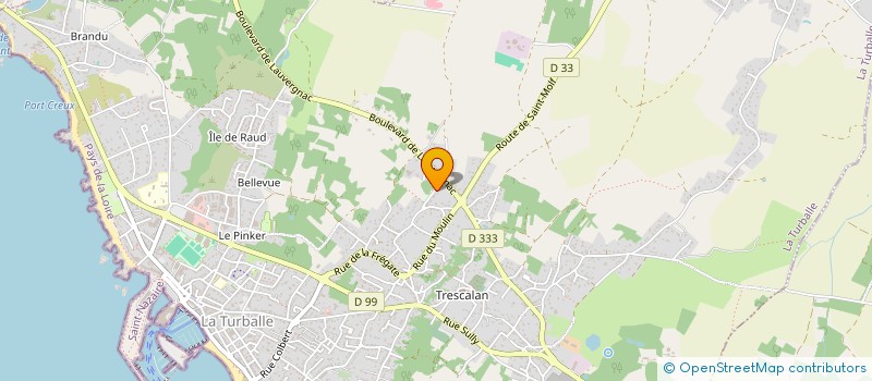 localisation de l'entreprise MADAME MANON BLANCHET  LA TURBALLE