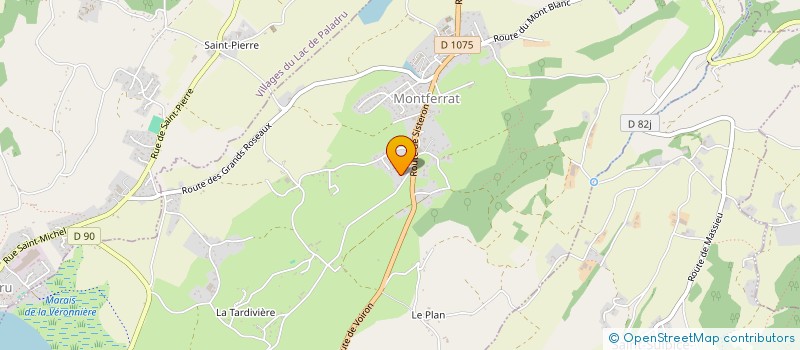 localisation de l'entreprise MADAME MANON BLOT  MONTFERRAT