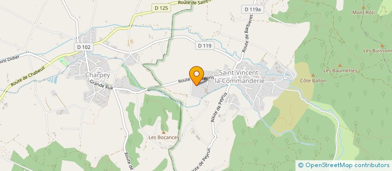 localisation de l'entreprise MADAME MANON BOBILLON  CHATEAUNEUF-SUR-ISERE