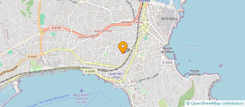 localisation de l'entreprise MADAME MANON BODIN à ANTIBES