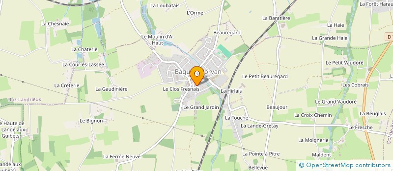 localisation de l'entreprise MADAME MANON BOHUON  BAGUER-MORVAN