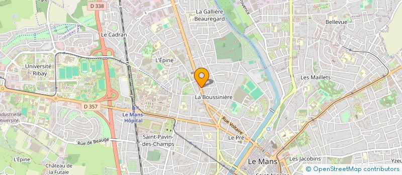 localisation de l'entreprise MADAME MANON BOISSIERE  LE MANS