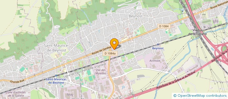 localisation de l'entreprise MADAME MANON BOLLACHE  BEYNOST