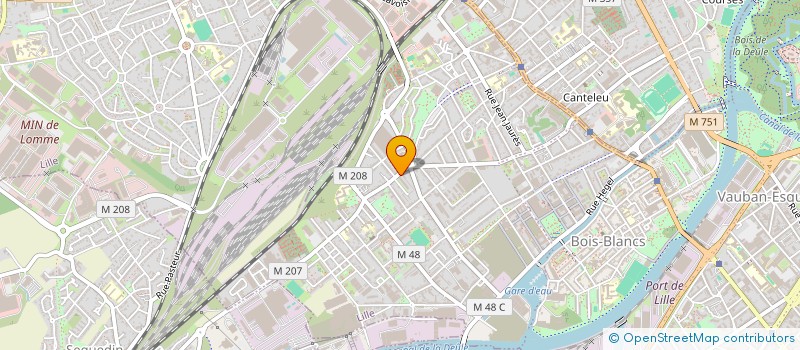 localisation de l'entreprise MADAME MANON BOMBLED à LILLE