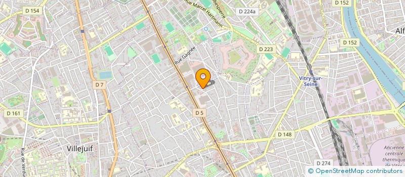 localisation de l'entreprise MADAME MANON BONAVENTURE à VITRY-SUR-SEINE