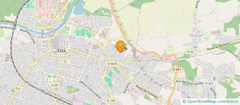 localisation de l'entreprise MADAME MANON BONHOMME  DAX