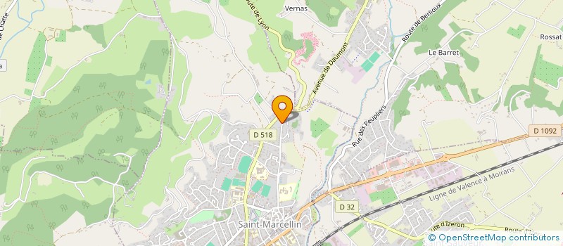 localisation de l'entreprise MADAME MANON BONNAL  SAINT-MARCELLIN