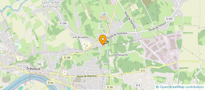 localisation de l'entreprise MADAME MANON BONNET  SAINT-DIDIER-DE-FORMANS