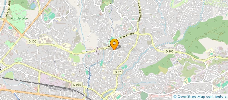 localisation de l'entreprise MADAME MANON BONNET  SAINT-RAPHAEL