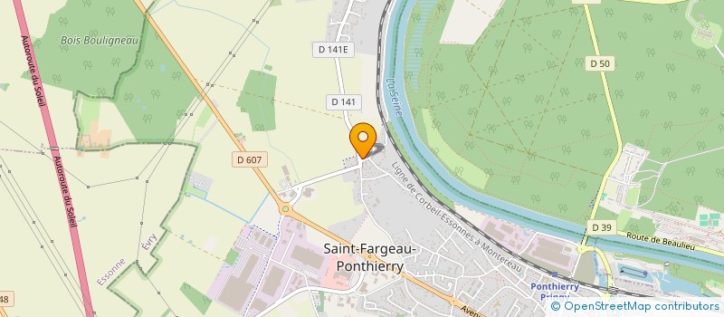 localisation de l'entreprise MADAME MANON BONNIER  SAINT-FARGEAU-PONTHIERRY