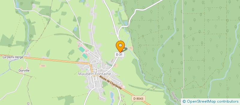 localisation de l'entreprise MADAME MANON BONNOMET  MAUBERT-FONTAINE