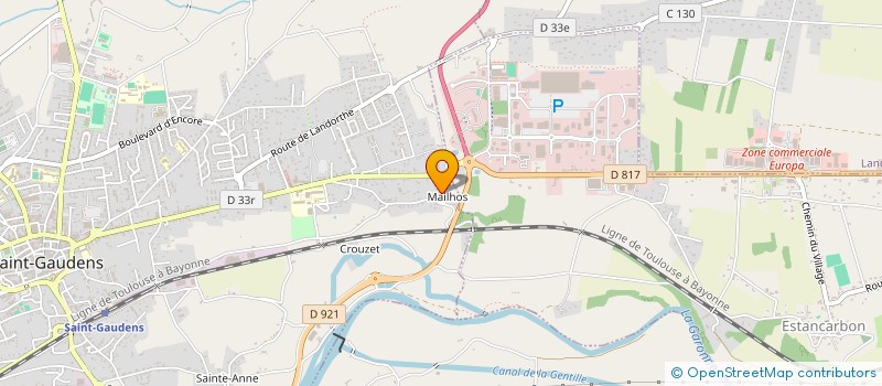 localisation de l'entreprise MADAME MANON BORG  SAINT-GAUDENS