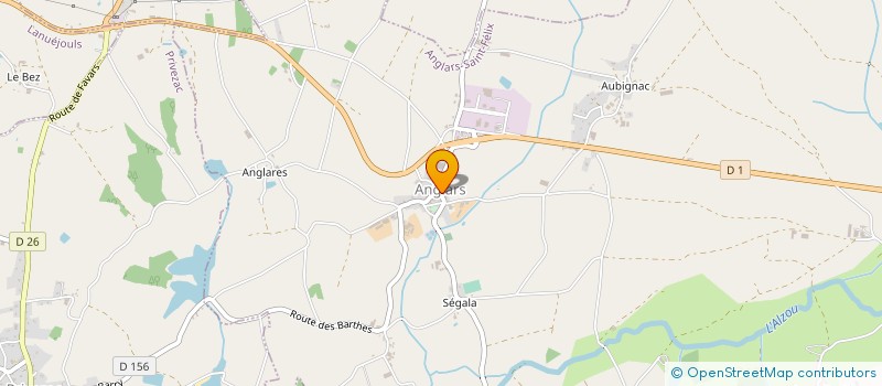 localisation de l'entreprise MADAME MANON BORIES  ANGLARS-SAINT-FELIX